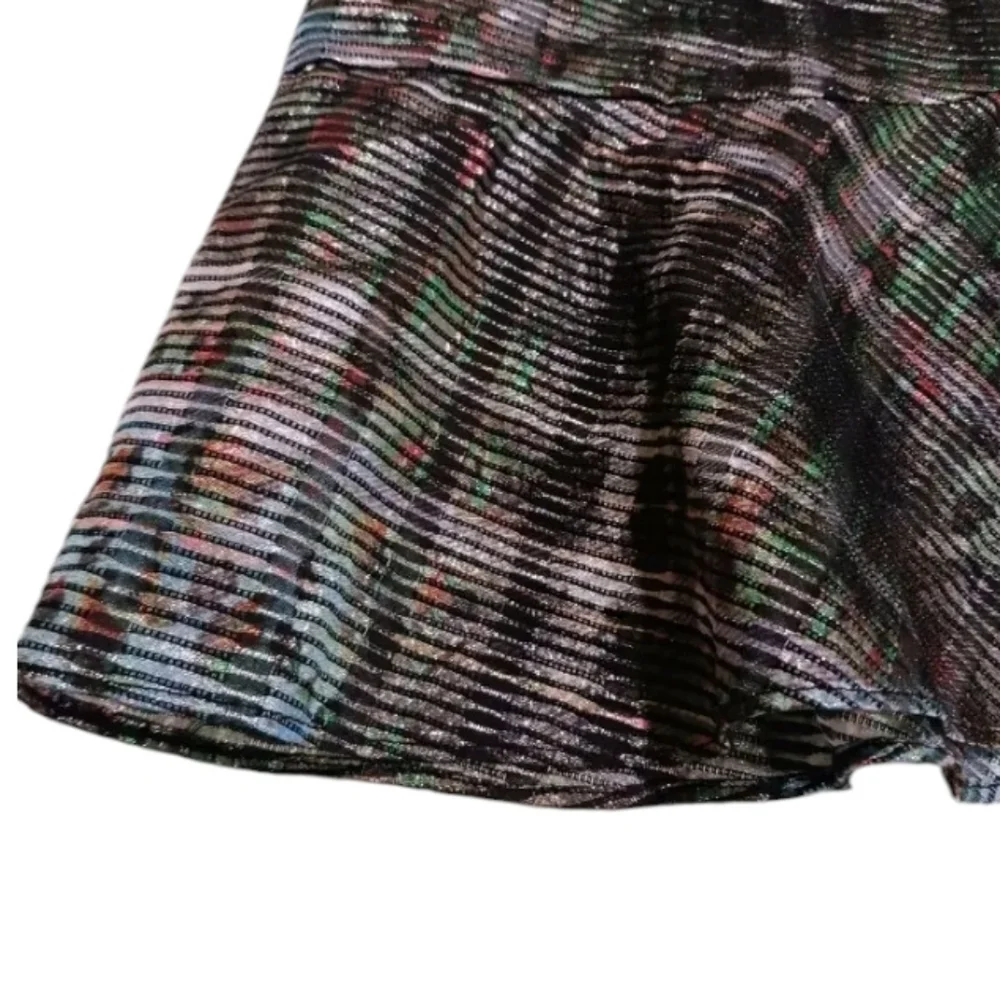 Marie Oliver Filly Organza Plaid Trumpet Skirt Flounce Hem